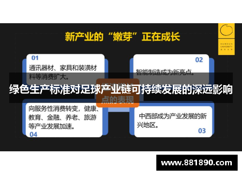绿色生产标准对足球产业链可持续发展的深远影响